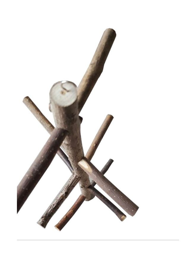 حامل لقفص الببغاء بني - Image 2