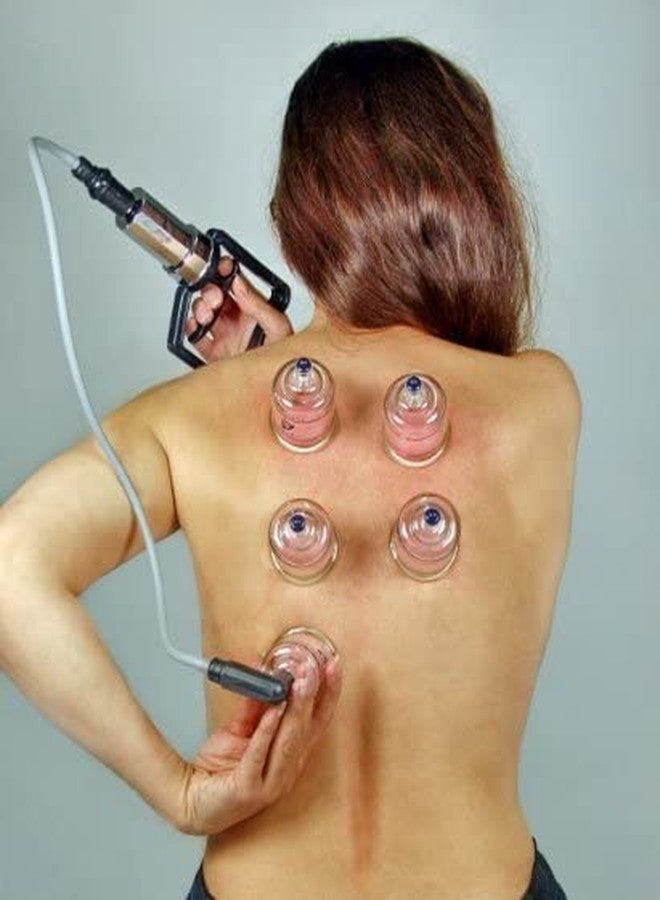 LRK Vacuum Cupping Therapy Set - 19 Cups for Body Massage, Pain Relief & Blood Circulation - Reusable Suction Hijama Cupping Kit with Pump - Image 4