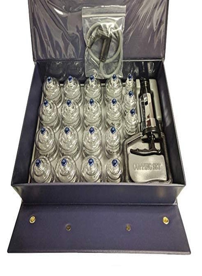 LRK Vacuum Cupping Therapy Set - 19 Cups for Body Massage, Pain Relief & Blood Circulation - Reusable Suction Hijama Cupping Kit with Pump - Image 3