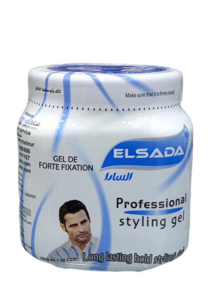 Elsada Elsada hair styling gel blue 1000ml  - Image 1