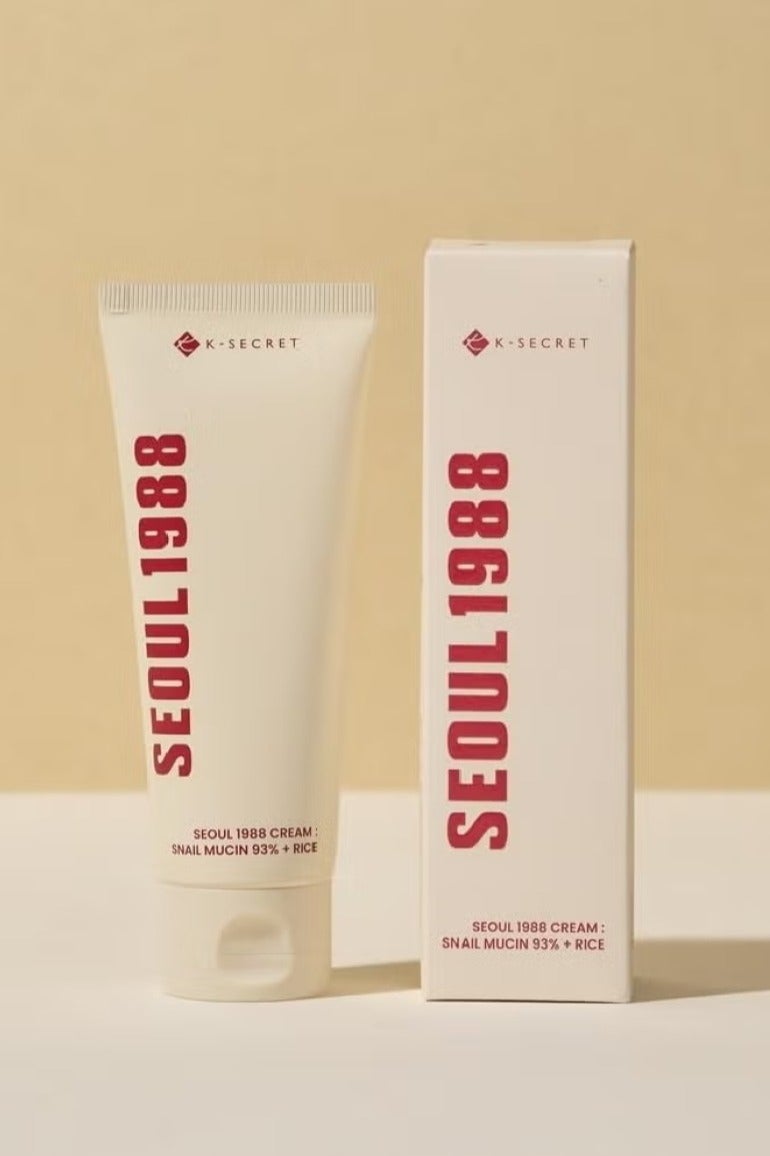 K-SECRET K-SECRET SEOUL 1988 Cream : Snail Mucin 93% + Rice - Image 1