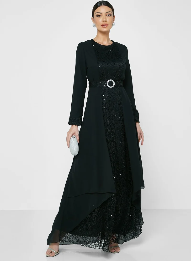 Khizana Shimmer Dress