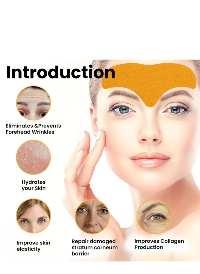 EELHOE Forehead Wrinkle Patch Fades Smooth Wrinkles Lifts And Tightens Facial Skin Anti-Wrinkle Patch  - Image 2