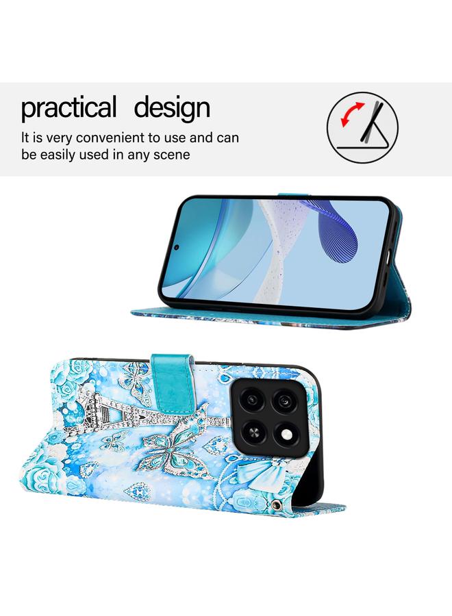 إيروريكس جراب لهاتف ZTE Blade A35 / A55 مصنوع من الجلد الصناعي بنمط رسم ملون - Image 4