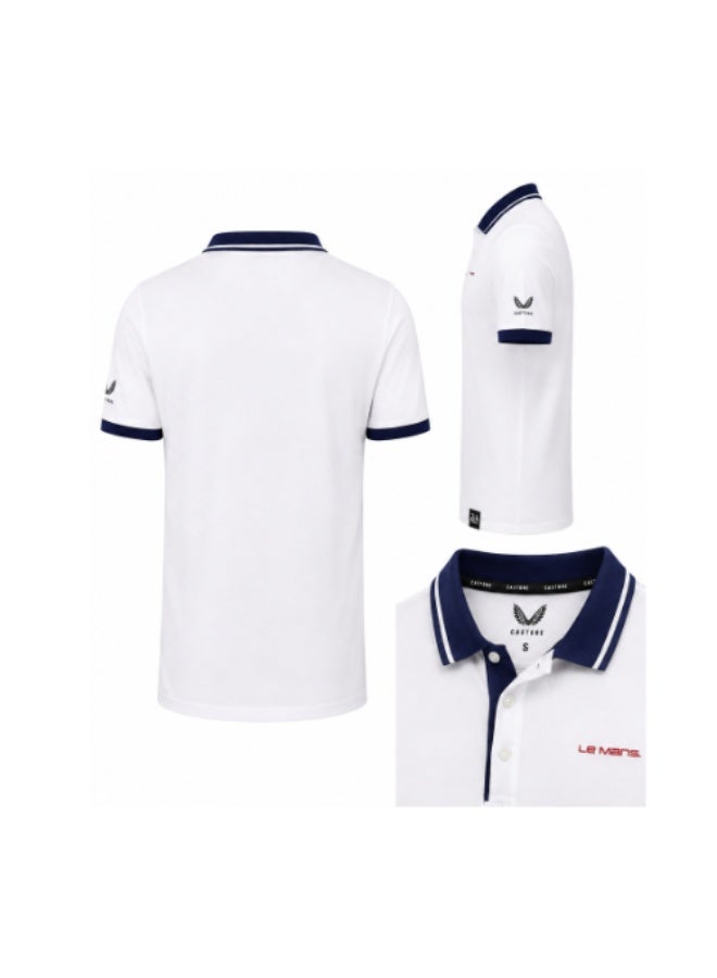 CASTORE Le Mans 24 Hours Men's Lifestyle Polo - White - Image 4