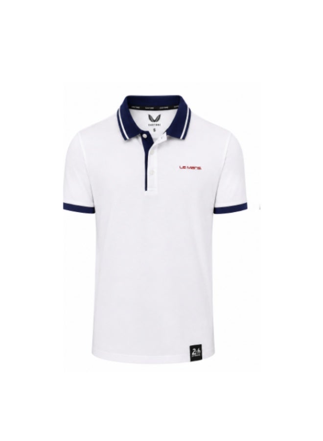 CASTORE Le Mans 24 Hours Men's Lifestyle Polo - White - Image 1