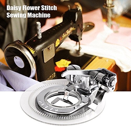 Preamer Fancy Flower Stitch Foot Round Sewing Machine Presser Foot - Image 3