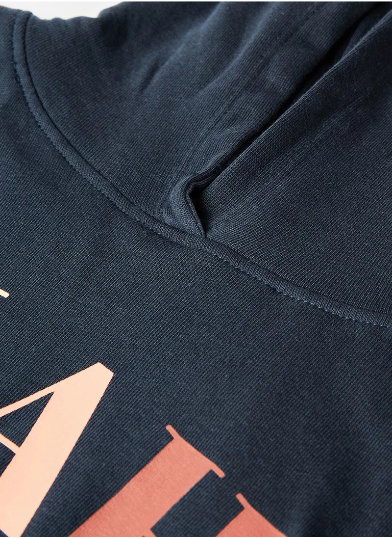 NAME IT Kids Slogan Hoodie