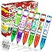 YUE MOTION Lava Pens Great Gift for Kids Adults Fidget Desk Toys for School Office Colorful Liquid Bubbler Pen for Focus Stress Anxiety Relief 6 Pack Liquid Motion Bubbler Toy Pens - Image 3