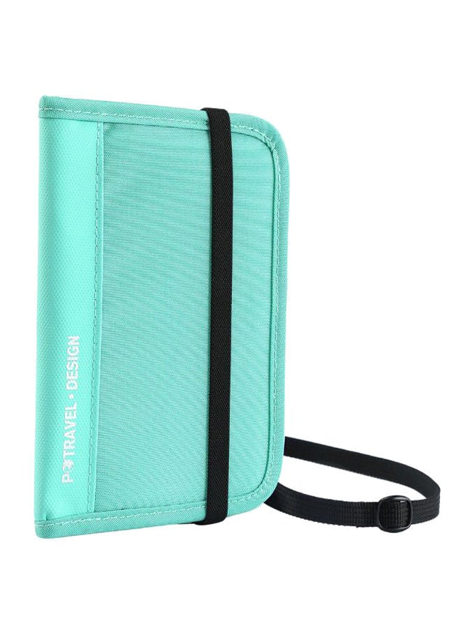 Travel Passport Wallet Holder Cover Lake Blue - Image 2