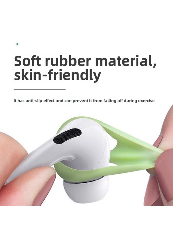 Generic - Suitable For Airpodspro Protective Sleeve Earplug Cap Apple Wireless Bluetooth Earphone Box Pro2 Generation Anti-scratch Protection-Memory Capacity:Airpodspro2 Generation Anti-slip Ear Caps [green] 2 Pairs★Free Storage Box - Image 1