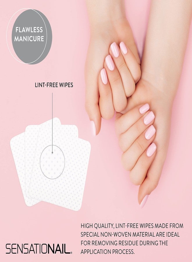 SensatioNail مجموعة إعادة تعبئة منظف جل سينسيشونال وقطع قطن، تحضير الأظافر لطلاء الجل، تحافظ على عمر المانيكير، مقاومة للتلف، جودة صالون، مجموعة مكونة من 15 قطعة - Image 3