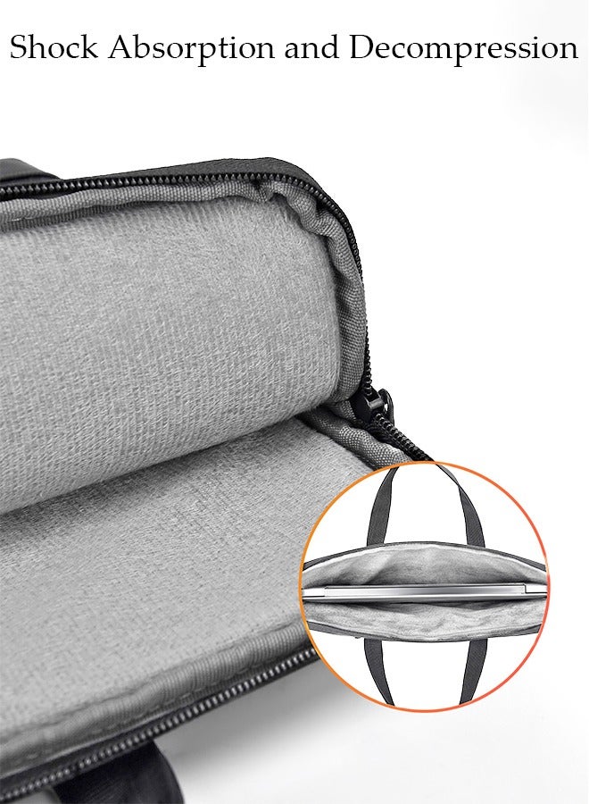 DUNISO 15.6 Inch Laptop Bag Lightweight Computer Bag Travel Business Briefcase Water Resistance Shoulder Messenger Bag Laptop Handbag for Men and Women Work Office  - Image 5