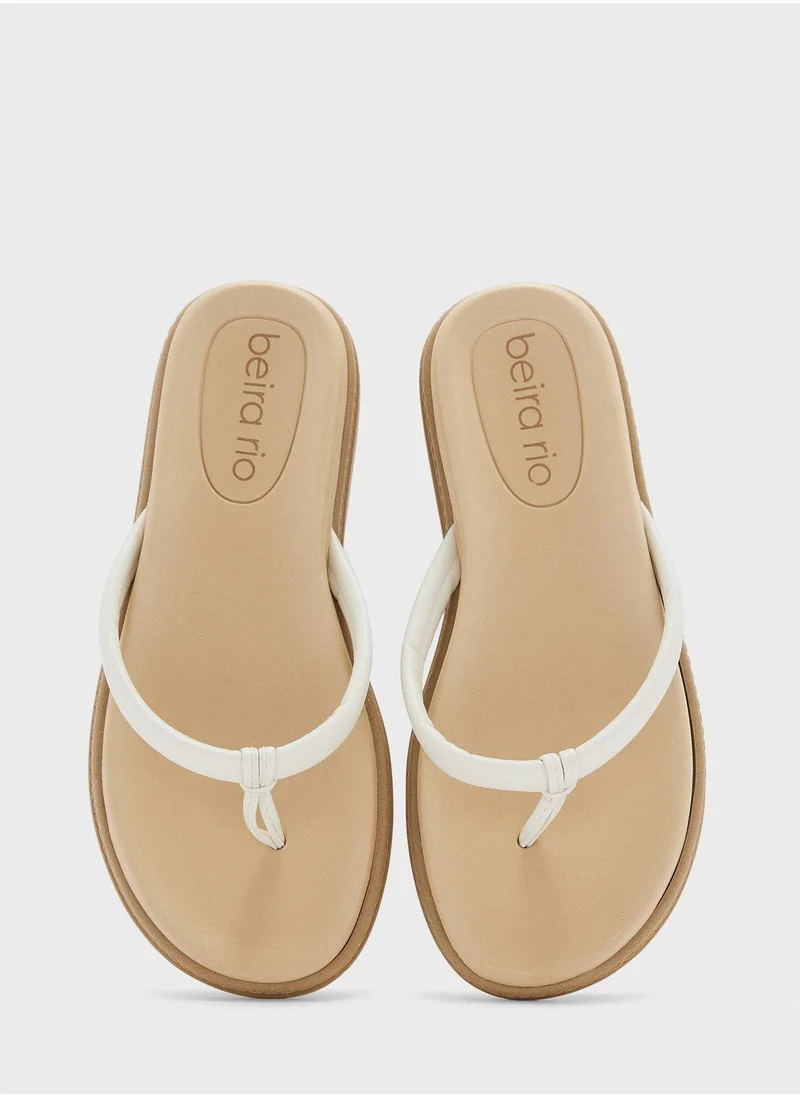 Beira Rio Kendra Single Strap Flat Sandals