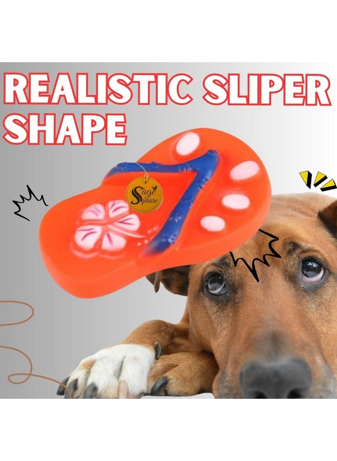 Sage Square - Squeaky Slipper Toy: Fun, Engaging & Durable For Dogs & Cats, Satisfies Chewing & Play Instincts, Interective, Keep Your Pet Entertained And Engaging For Your Canine Companion'S Playtime! - Image 1
