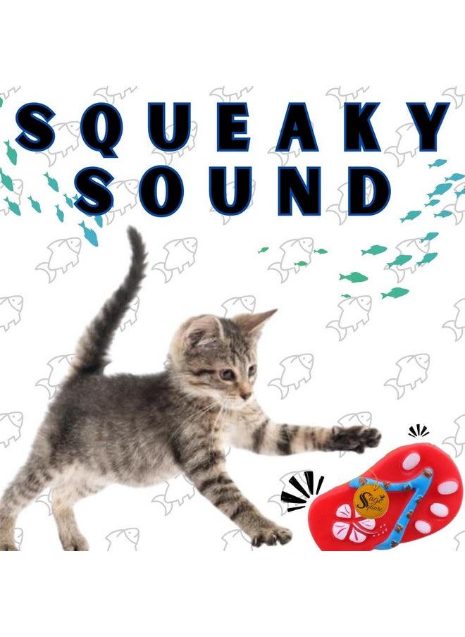 Sage Square - Squeaky Slipper Toy: Fun, Engaging & Durable For Dogs & Cats, Satisfies Chewing & Play Instincts, Interective, Keep Your Pet Entertained And Engaging For Your Canine Companion'S Playtime! - Image 1