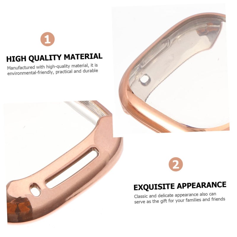 Rose Gold TPU Full Protective Cover Case for Fitbit Sense Eco Friendly Easy Install - Image 3