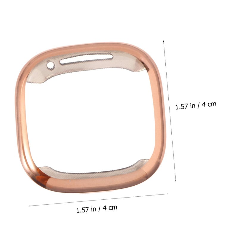 Rose Gold TPU Full Protective Cover Case for Fitbit Sense Eco Friendly Easy Install - Image 4