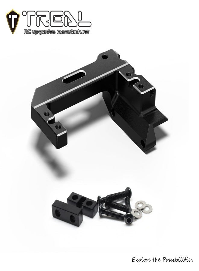 TREAL 7075 Aluminum Servo Mount - CNC Upgrade for Vanquish H10 Optic 1/10 Scale(Black) - Image 3