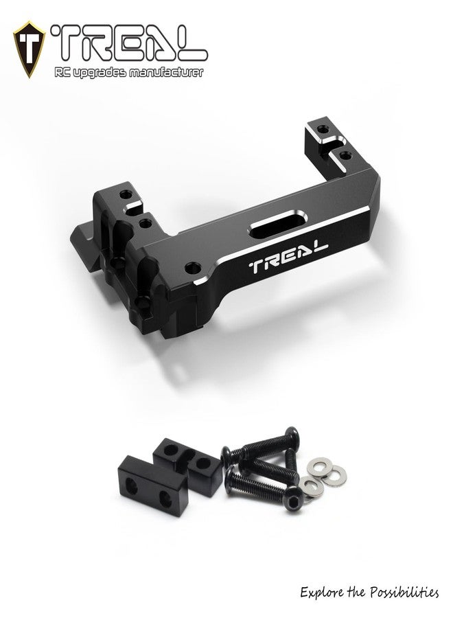 TREAL 7075 Aluminum Servo Mount - CNC Upgrade for Vanquish H10 Optic 1/10 Scale(Black) - Image 2