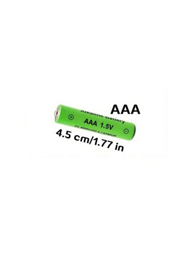 XTREME Rechargeable battery, size AAA, lithium ion, rechargeable batteries, high quality, consisting of 4 pieces, charging, green  - Image 2
