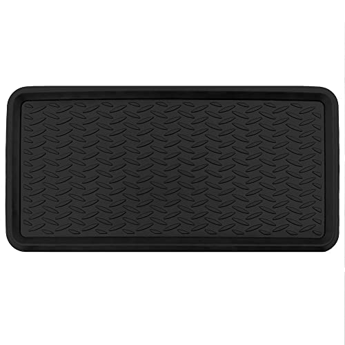 JVL Opus Moulded Rubber Boot Mat 41 x 81 cm - Image 2