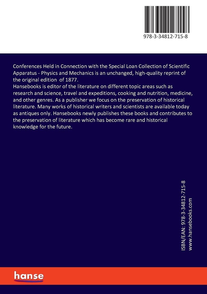 Conferences Held in Connection with the Special Loan Collection of Scientific Apparatus: Physics and Mechanics  - Image 2