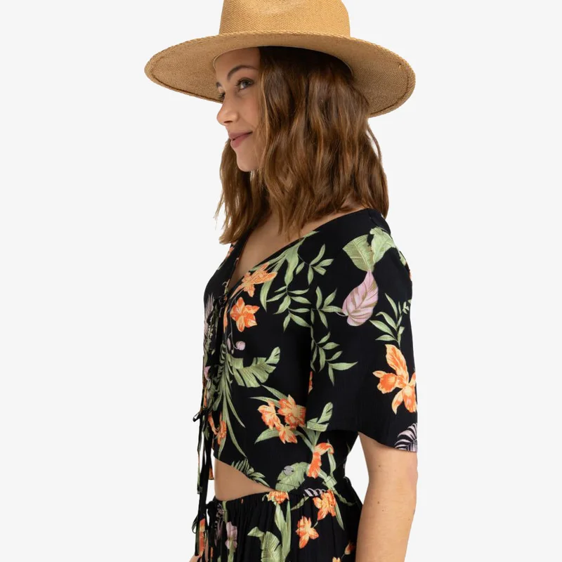روكسي Pink Sunset Flowy Top - Women