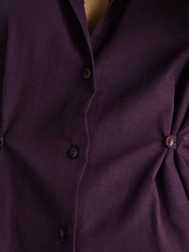 Bianco Lucci LUCCI Classic Long Sleeve Button-Up Shirt