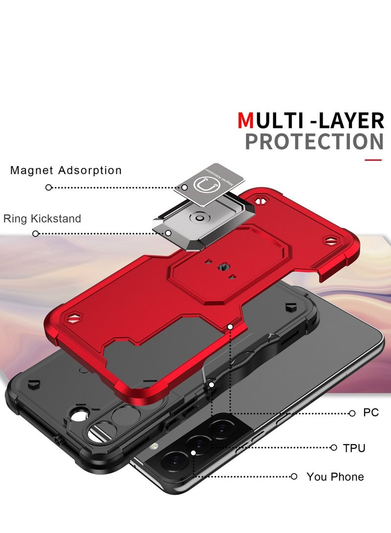 GULFLINK Back Cover Phone Protect Case for Samsung S23 Plus Red - Image 2