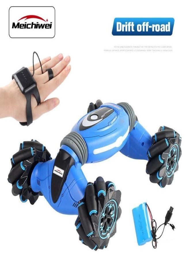 null - Meichiwei - Remote Control Stunt Car Blue - Image 1