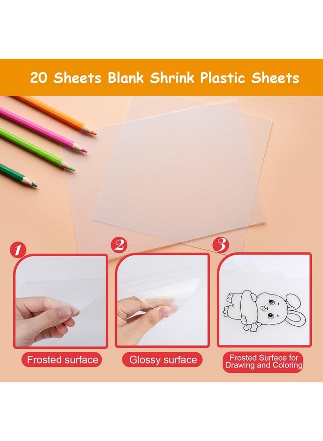 Csyidio 251 PCS Shrink Dink Keychain Kit Includes 20 Sheets Shrink Plastic Sheets, Hole Punch, Tassels, Lobster Clasps, Keychain Clip, Jump Rings, Key Ring, Great for DIY Mother's Day Crafts - Image 3