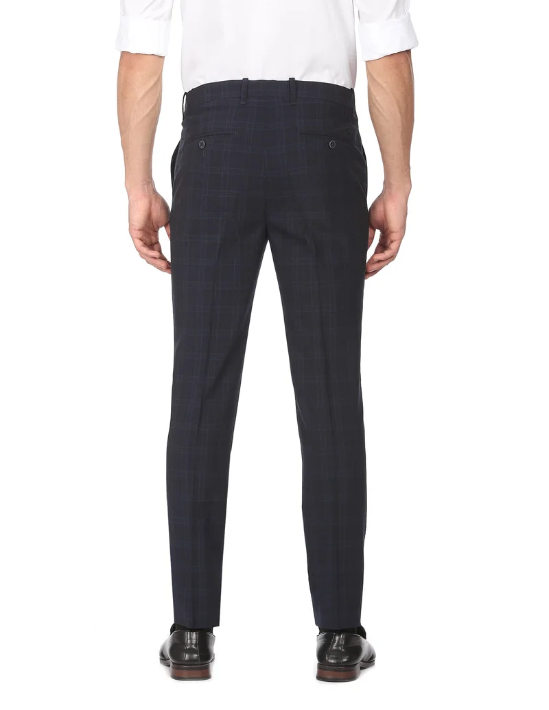 Arrow Navy ANADTR2327 NAVY Mens Trousers for Men | Best Price UAE