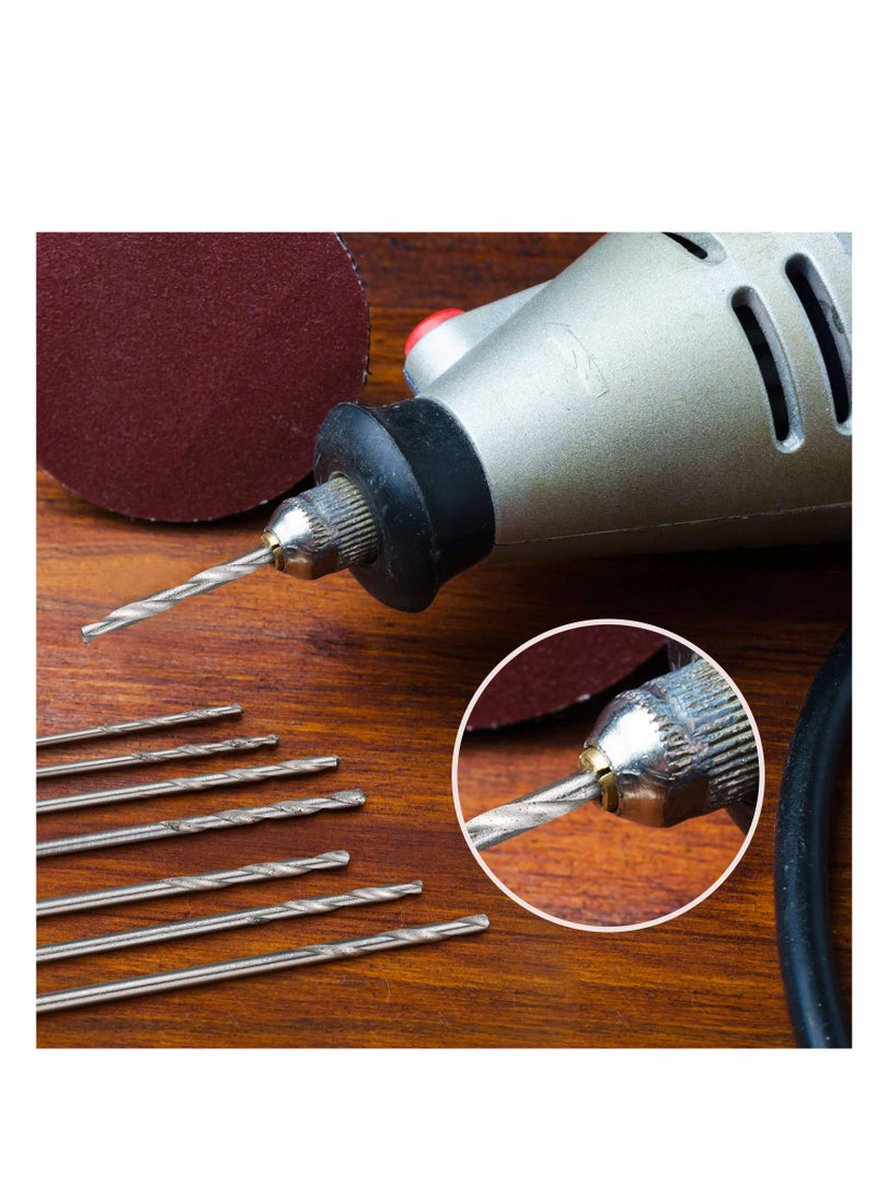 مجموعة Bits حفر صغيرة الحجم، Bits حفر رقيقة برقبة صغيرة، Bits مثقاب ملتوي من الفولاذ عالي السرعة، مناسبة للألواح، 40 قطعة / 0.3-1.6 ملم - Image 3