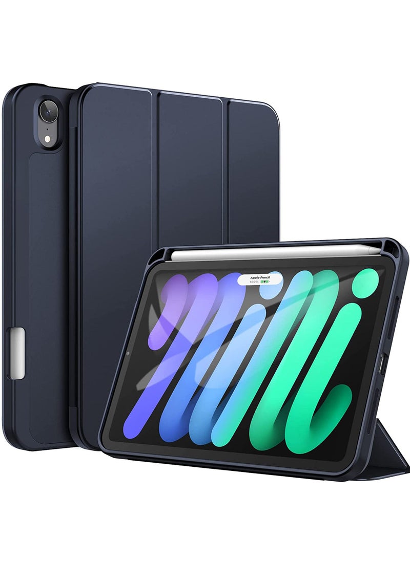 Rock Pow - Case for iPad Mini 7 A17 Pro 2024/iPad Mini 6 2021 8.3 Inch iPad Mini 7th/6th Gen Case, Soft Back Cover for iPad Mini 8.3" 7th Gen A2995/A2996/A2993/6th Gen A2567 A2568 A2569 - Image 1