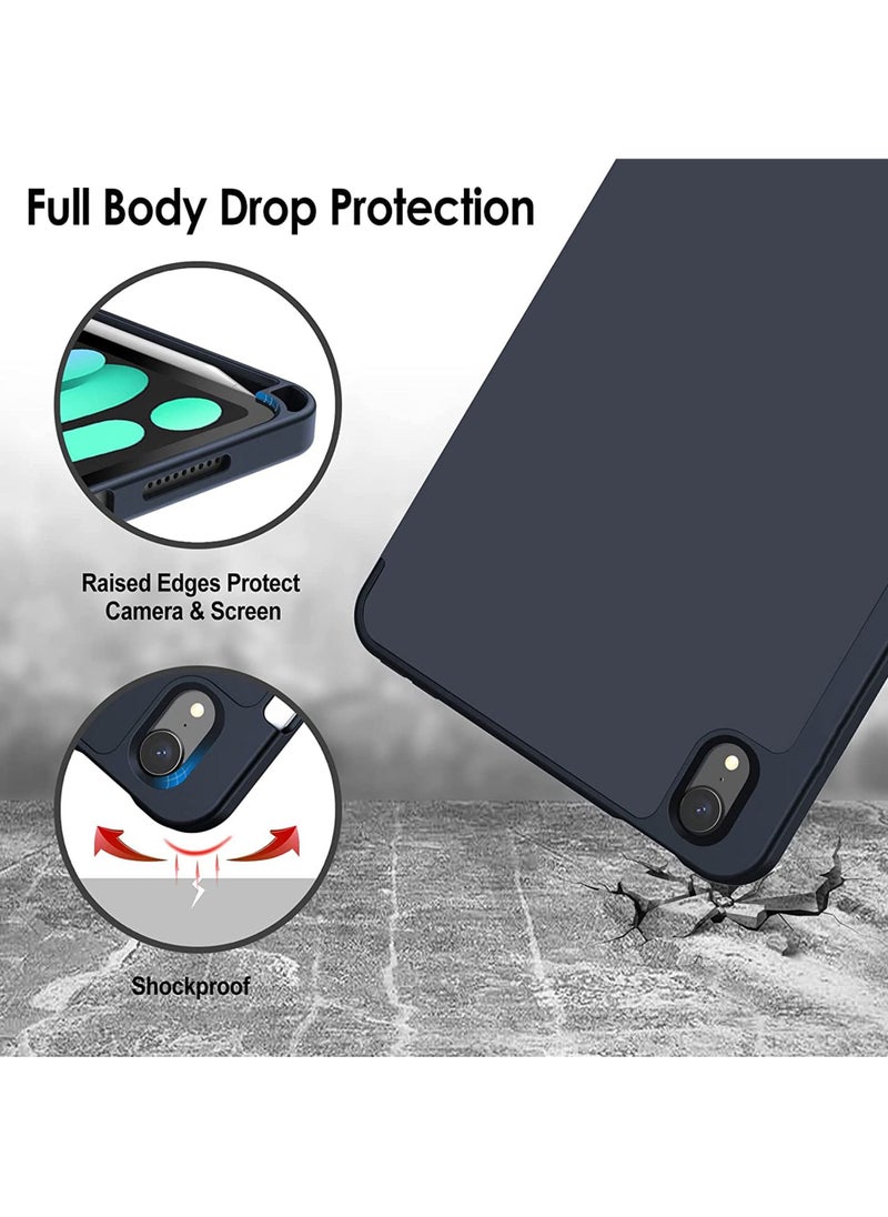 Rock Pow - Case for iPad Mini 7 A17 Pro 2024/iPad Mini 6 2021 8.3 Inch iPad Mini 7th/6th Gen Case, Soft Back Cover for iPad Mini 8.3" 7th Gen A2995/A2996/A2993/6th Gen A2567 A2568 A2569 - Image 1