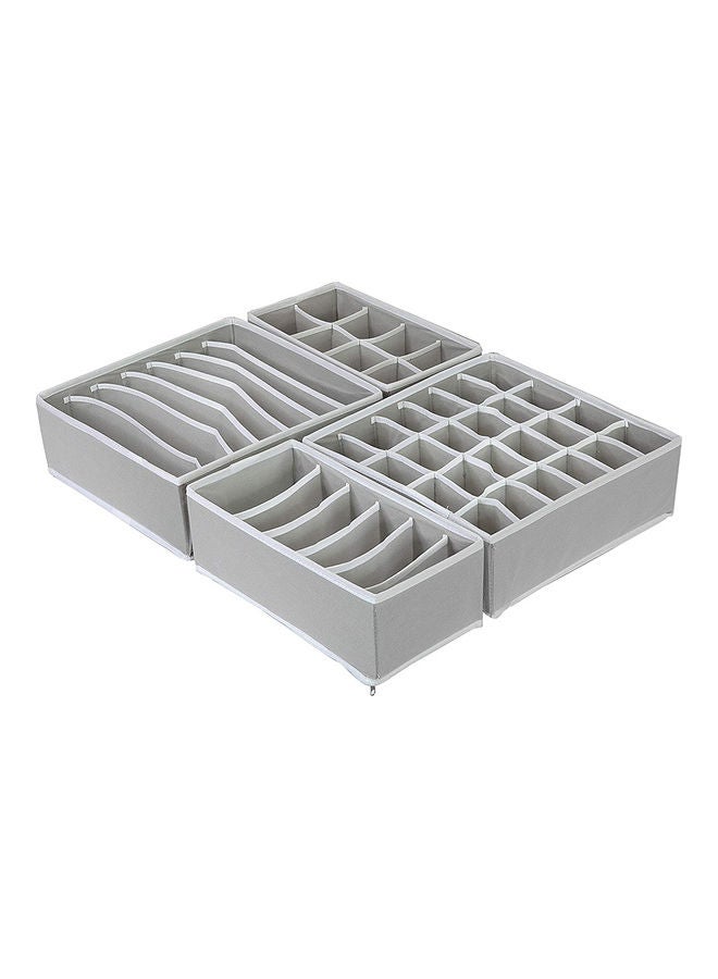 Foldable Fabric Divider Storage Box Grey - Image 2