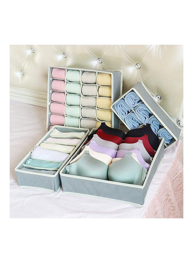 Foldable Fabric Divider Storage Box Grey - Image 3