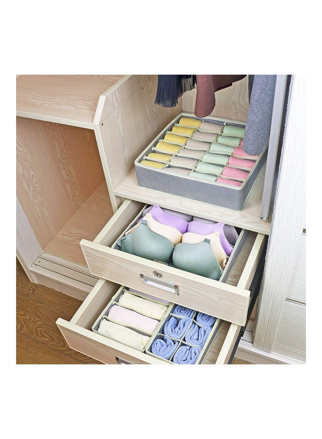 Foldable Fabric Divider Storage Box Grey - Image 5
