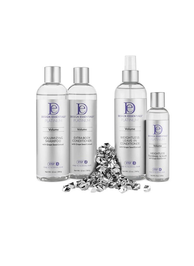 Design Essentials - Platinum Volumizing Extra Body Conditioner Step 2 12 Ounces - Image 1