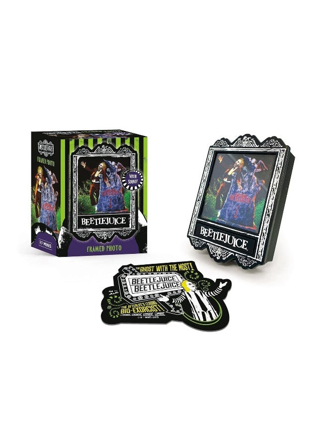Beetlejuice: Framed Photo: With Sound!