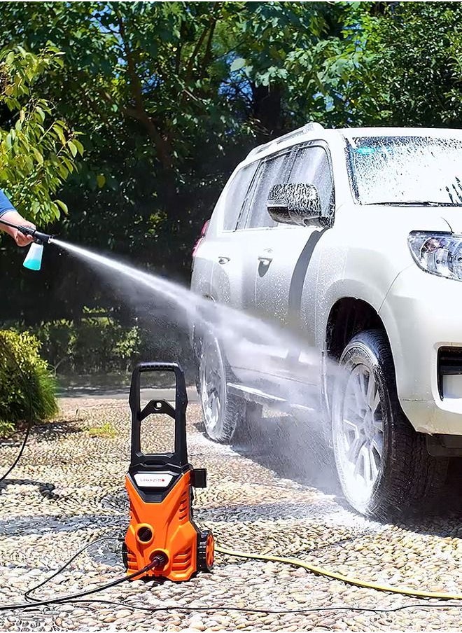 High Pressure Washer with Adjustable Nozzle 1600 W - 1670 PSI/ 115 bar