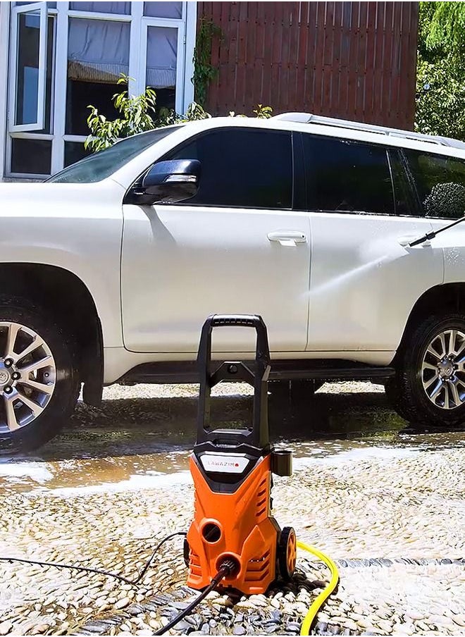 High Pressure Washer with Adjustable Nozzle 1600 W - 1670 PSI/ 115 bar