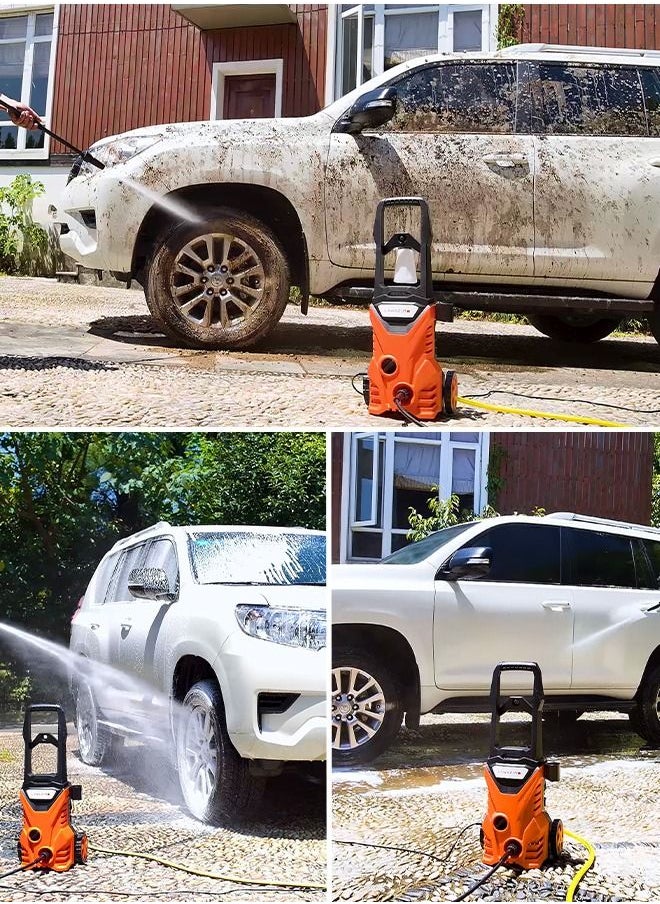 High Pressure Washer with Adjustable Nozzle 1600 W - 1670 PSI/ 115 bar