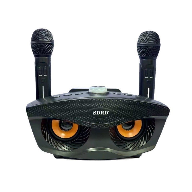 New Home Bluetooth Audio Sd306S Karaoke Mobile Phone Bracket Reverberation Sound Effect Wireless K Song Machine Dual Microphone - Image 1