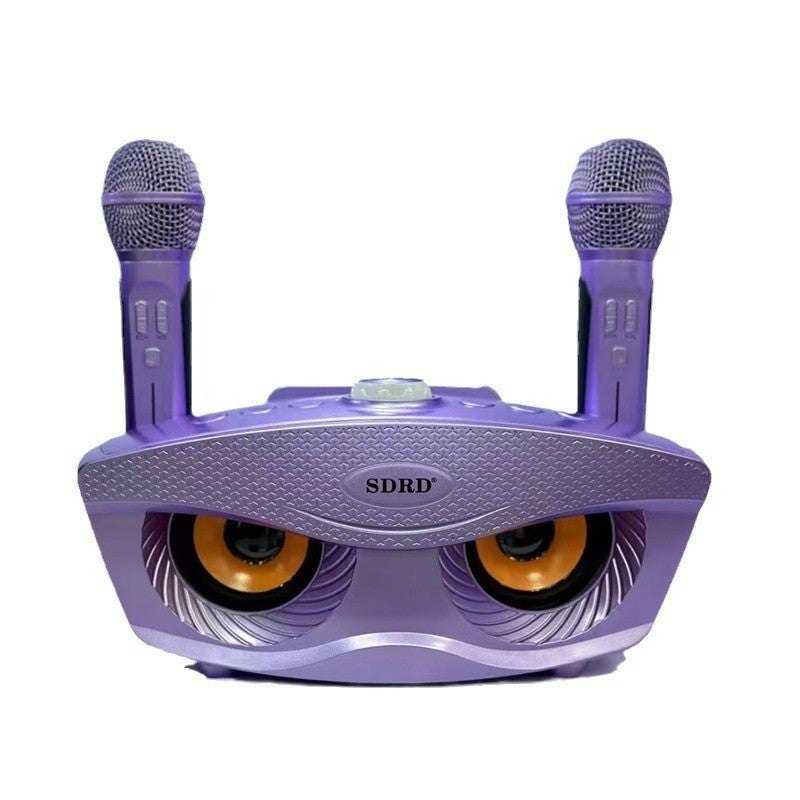 New Home Bluetooth Audio Sd306S Karaoke Mobile Phone Bracket Reverberation Sound Effect Wireless K Song Machine Dual Microphone - Image 2