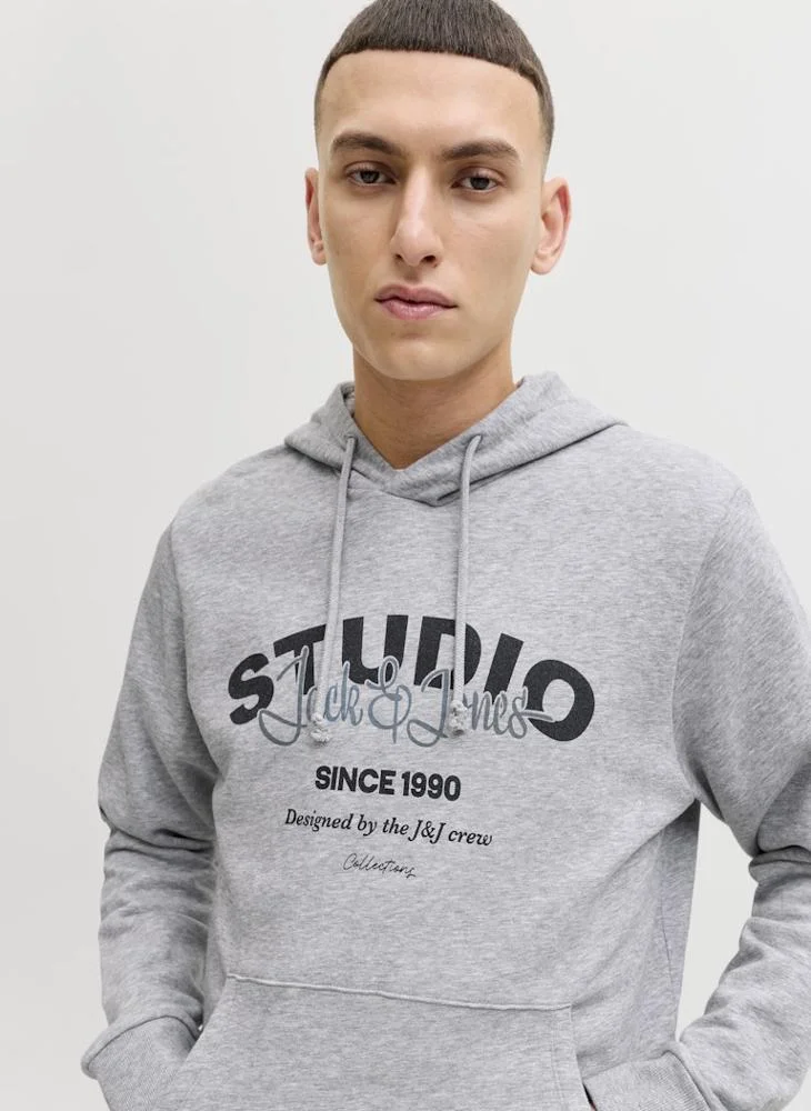 JACK & JONES 2 Pack Of Graphic Pullover Hoodie
