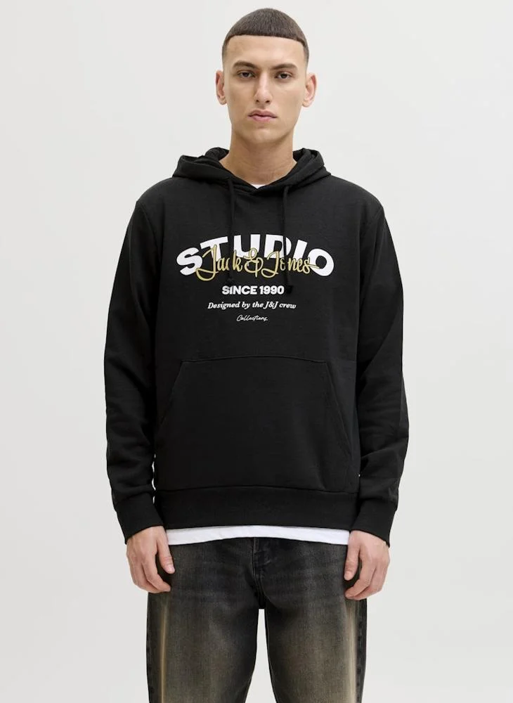 JACK & JONES 2 Pack Of Graphic Pullover Hoodie