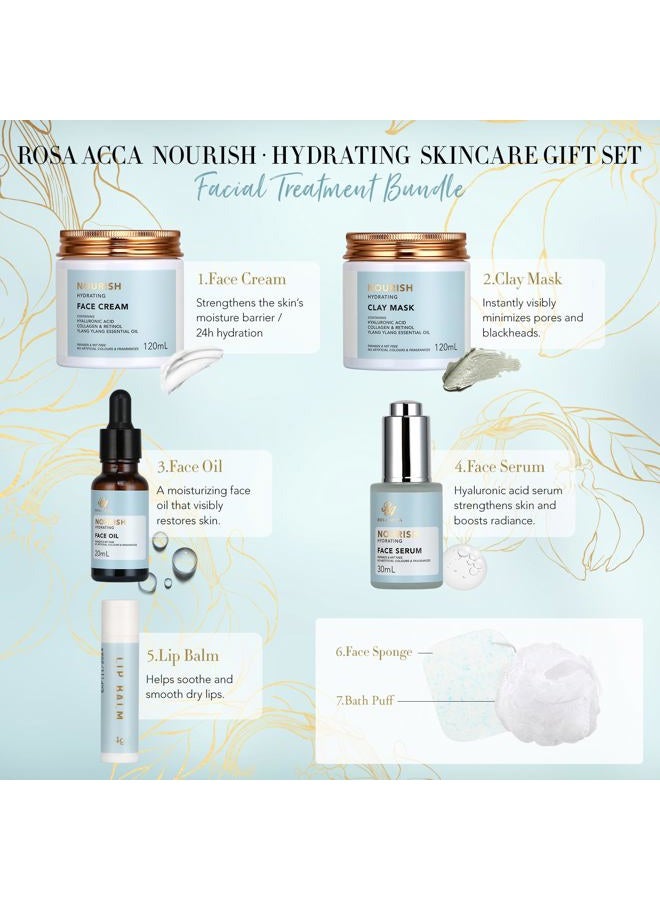 RA ROSA ACCA Spa Gifts for Women, 28pcs Ylang Ylang Facial Skin Care Set includes Face Cream,Bath Oil,Shower Accessories. Body & Facial Kit for Women, Birthday Gift for Women, Mother's Day Gift - Image 2