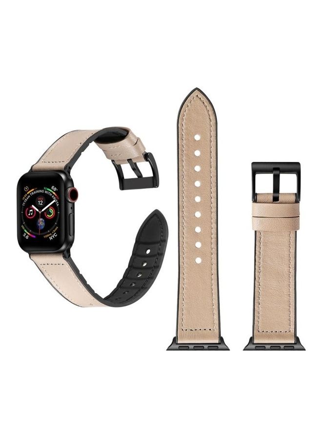 NIBEMINENT Replacement Watchband For Apple Watch Grey - Image 2